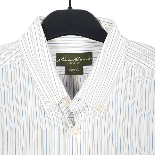Mens White Eddie Bauer  Long Sleeve Shirt