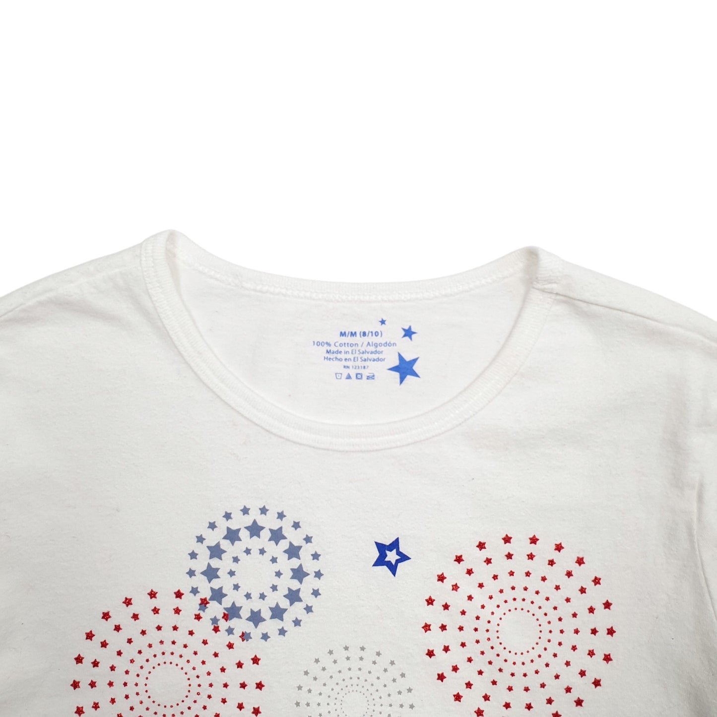 Womens White Unbranded  Short Sleeve T Shirt