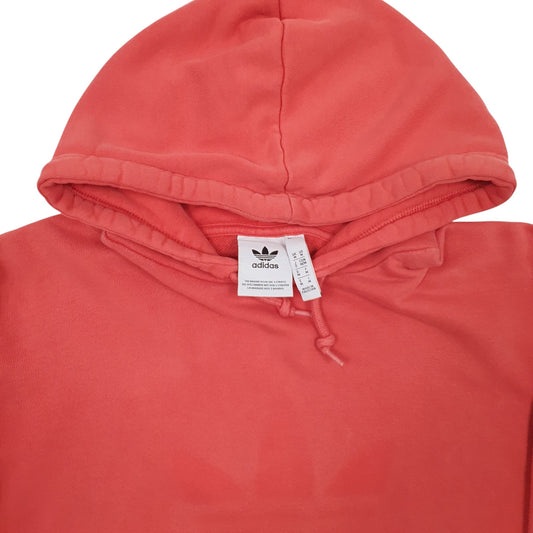 Mens Orange Adidas  Hoodie Jumper
