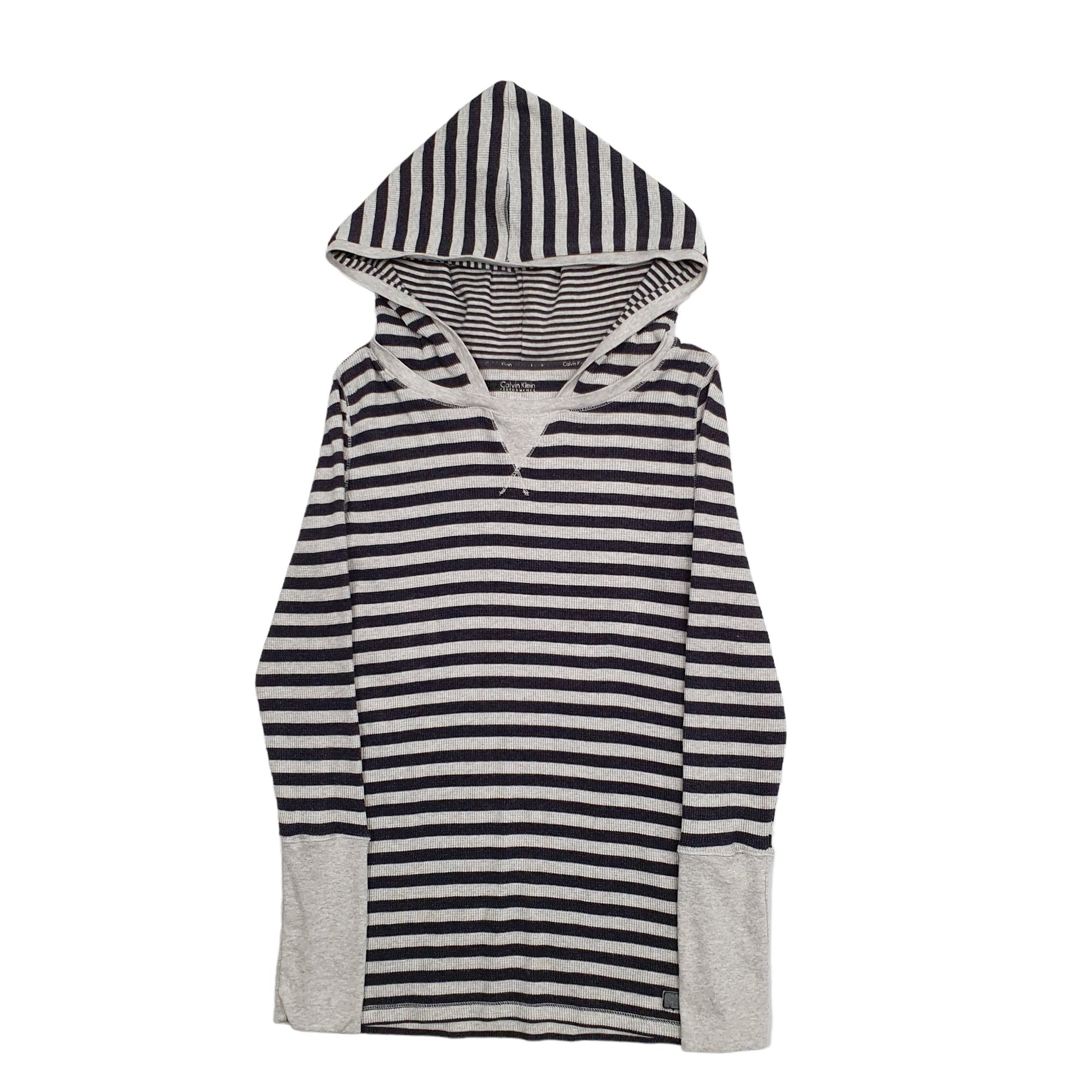 Womens Grey Calvin Klein  Hoodie Jumper