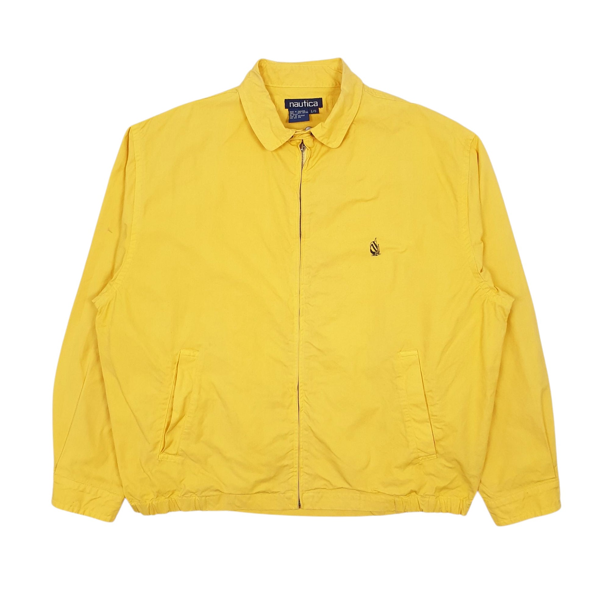 Mens Yellow Nautica Vintage 90s  Coat