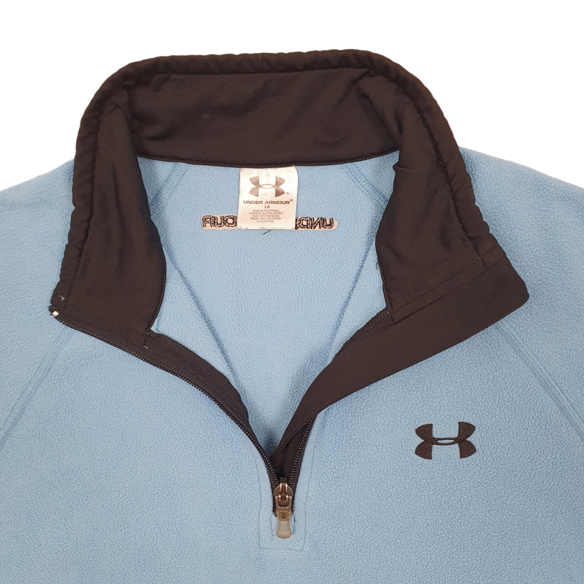 Womens Blue Under Armour  Quarter Zip Jumper