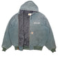 Mens Green Carhartt Vintage Active Quick Core Concrete USA  Coat