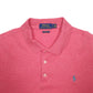 Mens Pink Polo Ralph Lauren Classic Short Sleeve Polo Shirt