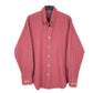 Mens Red Dockers  Long Sleeve Shirt