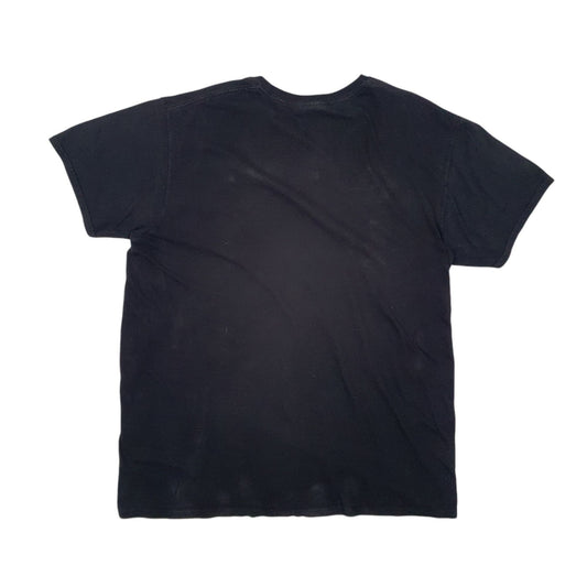 Mens Black Delta Apparel Graphic Short Sleeve T Shirt