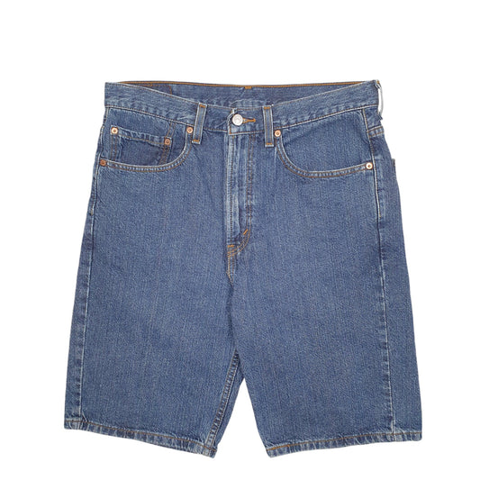 Mens Blue Levis Denim Jeans Jorts 505 Denim Shorts