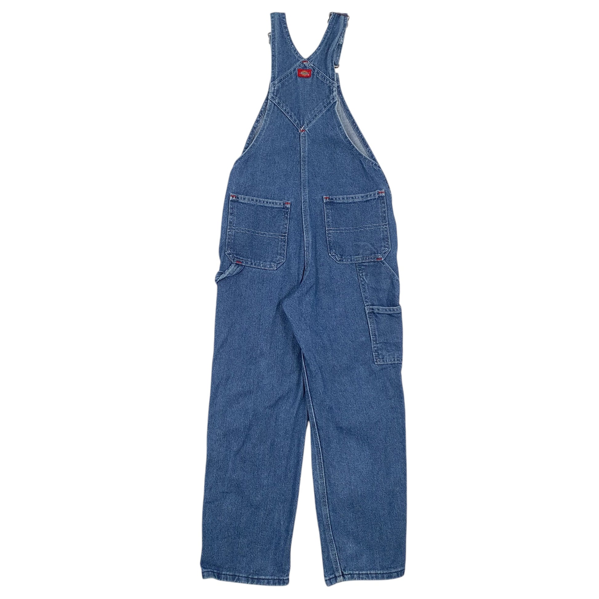 Womens Blue Dickies Denim Overalls Bib Dungaree Trousers