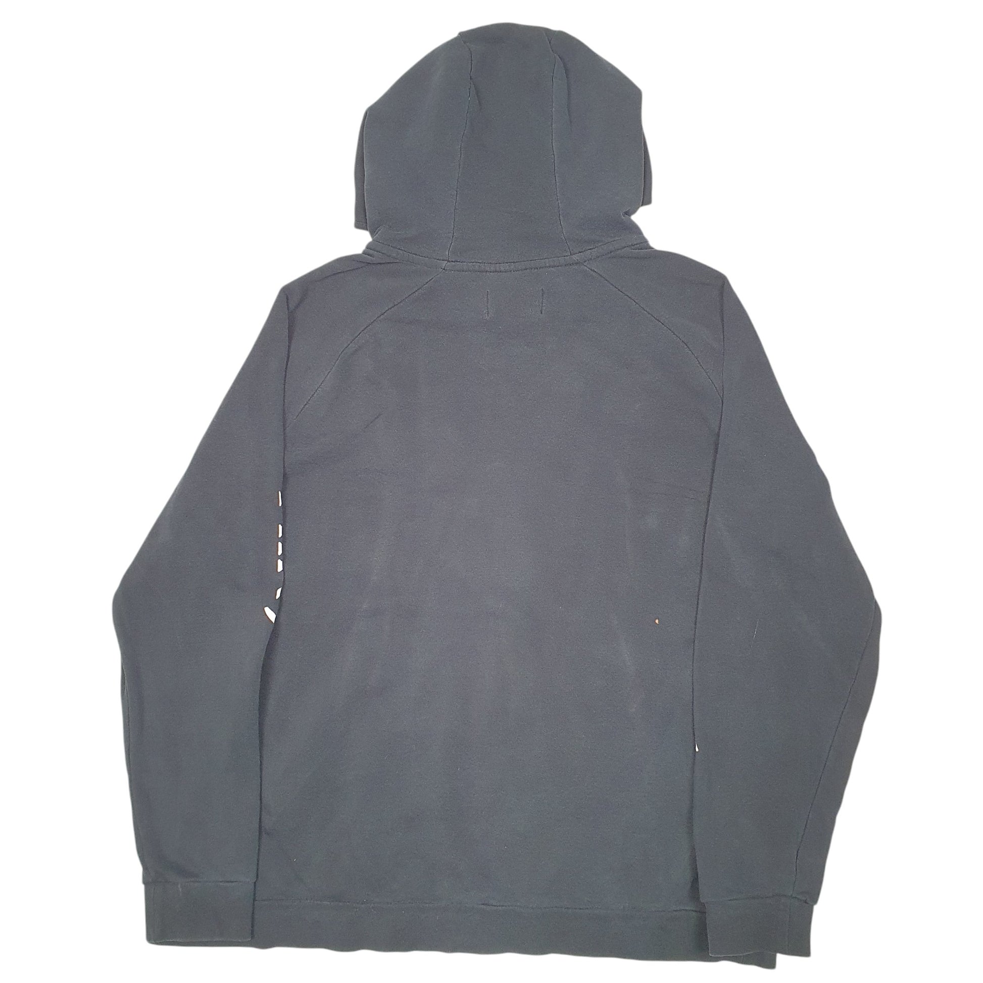 Mens Black Nike Air Jordan Sleeve Spellout Hoodie Jumper