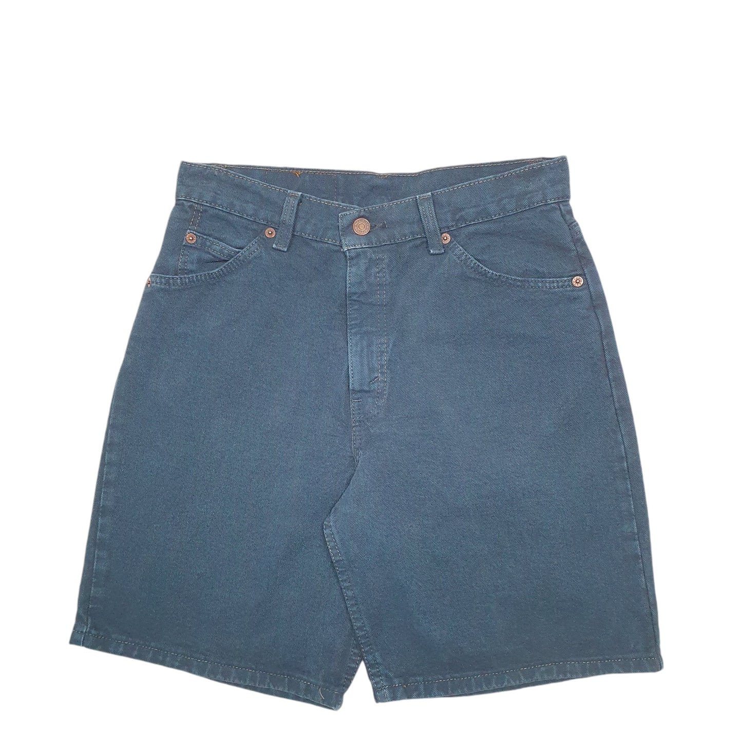 Mens Blue Levis Denim Jeans Jorts Vintage Orange Tab Denim Shorts