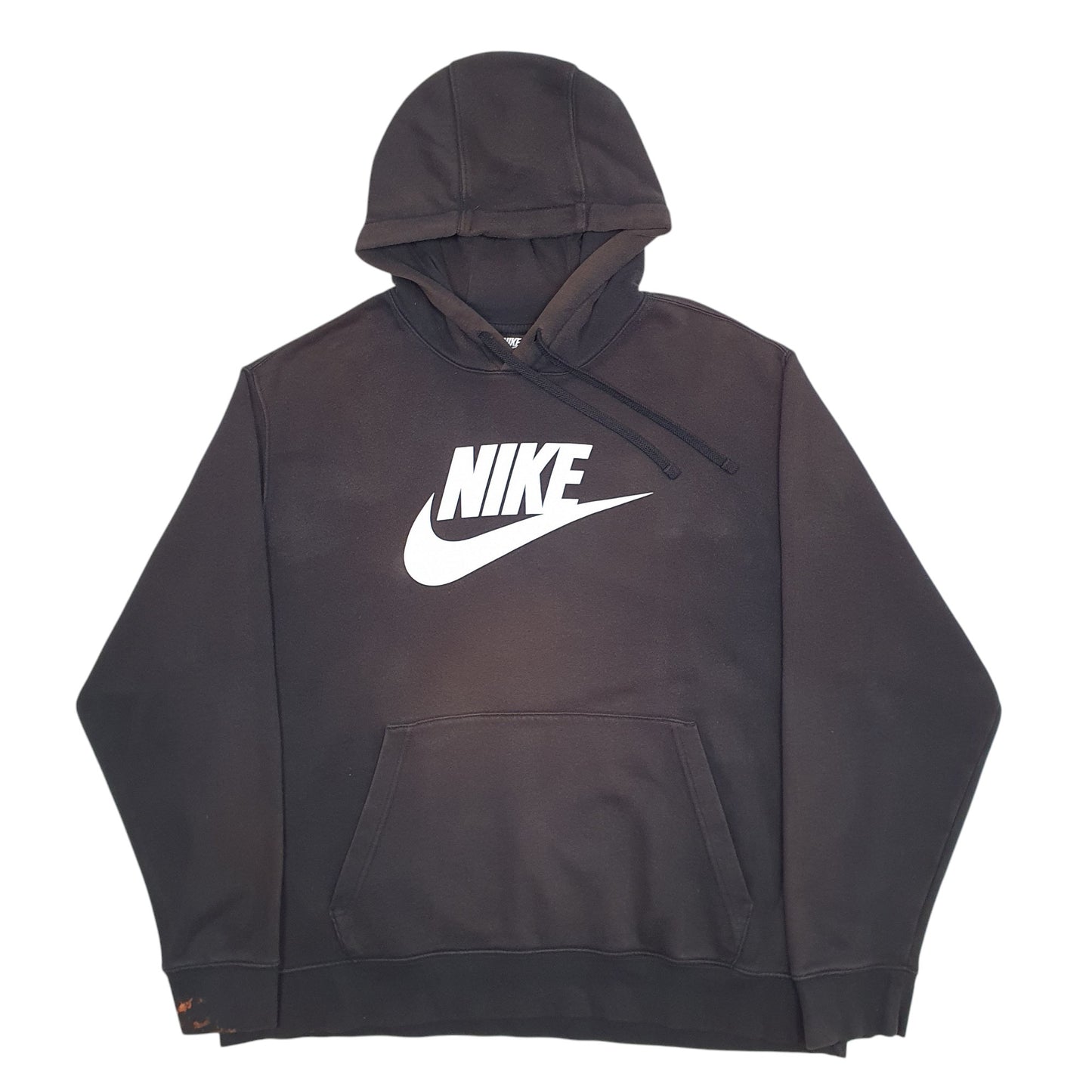 Mens Black Nike Spellout Hoodie Jumper