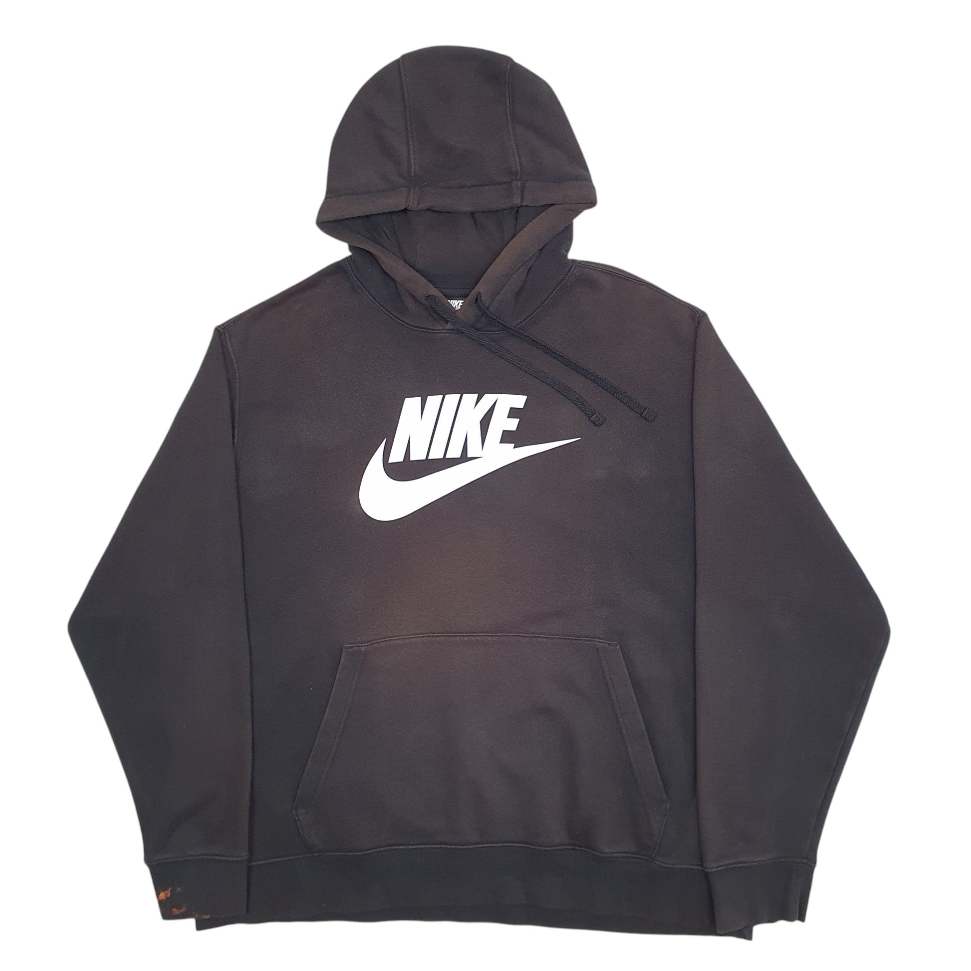 Mens Black Nike Spellout Hoodie Jumper