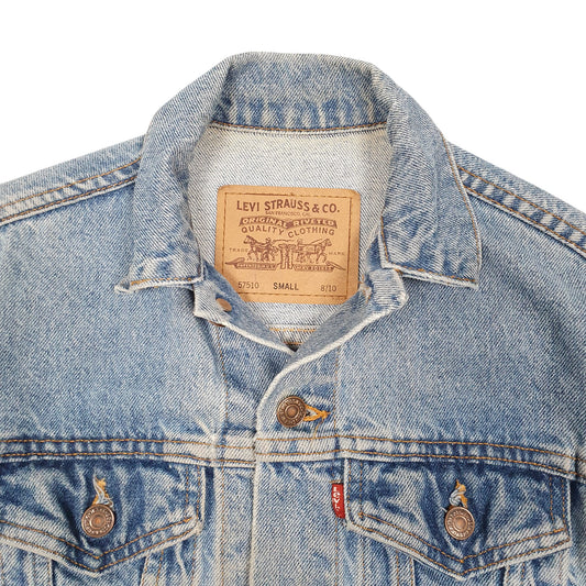 Womens Blue Levis Vintage Type 3 57510 Trucker Jean  Coat