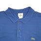 Mens Blue Lacoste  Short Sleeve Polo Shirt