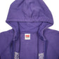 Womens Purple Nike Spellout Washington Vintage 2000's Full Zip Jumper