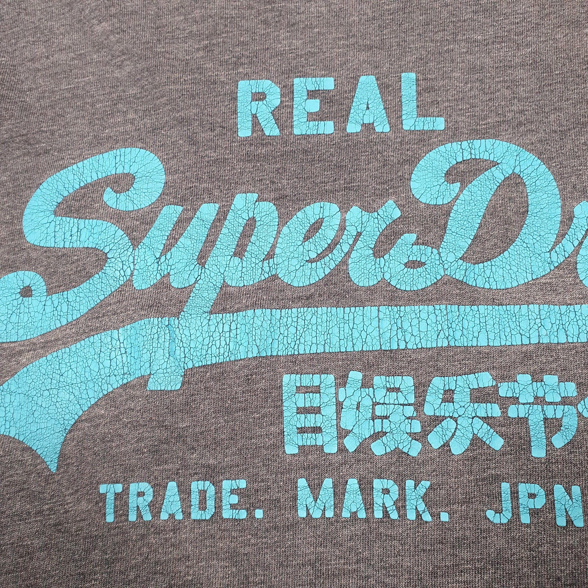 Womens Grey Superdry Japan Short Sleeve T Shirt