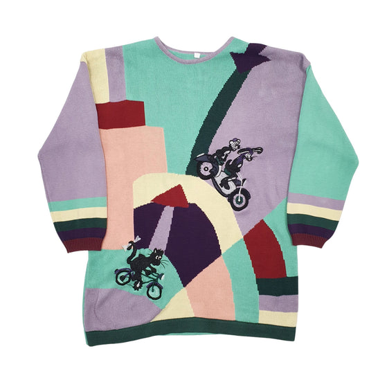 Mens Green Unbranded Vintage Crewneck Jumper