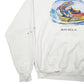 Mens White Champion Shark Hoodie Jumper