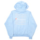 Mens Blue Champion Script Hoodie Jumper