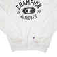 Mens Grey Champion Spellout Hoodie Jumper
