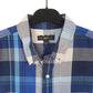 Mens Blue Club Room  Short Sleeve Shirt