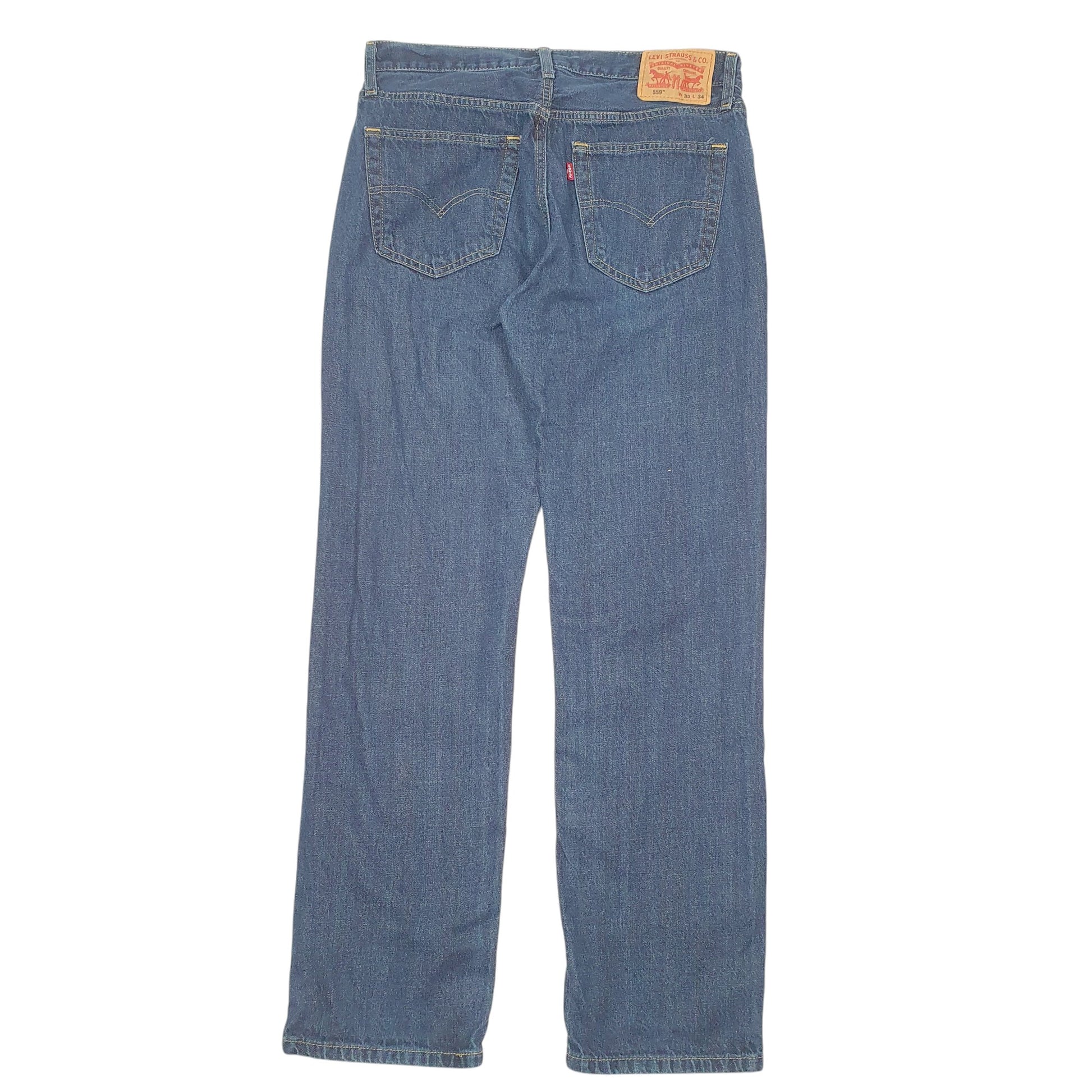 Mens Blue Levis  559 JeansW33 L34