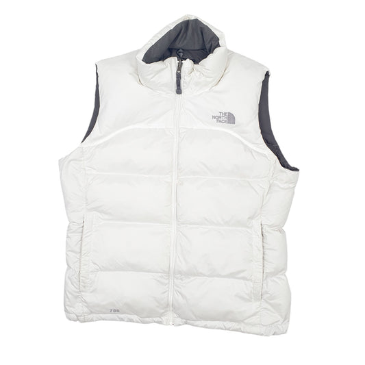 Mens White The North Face Gilet Vest 700  Coat