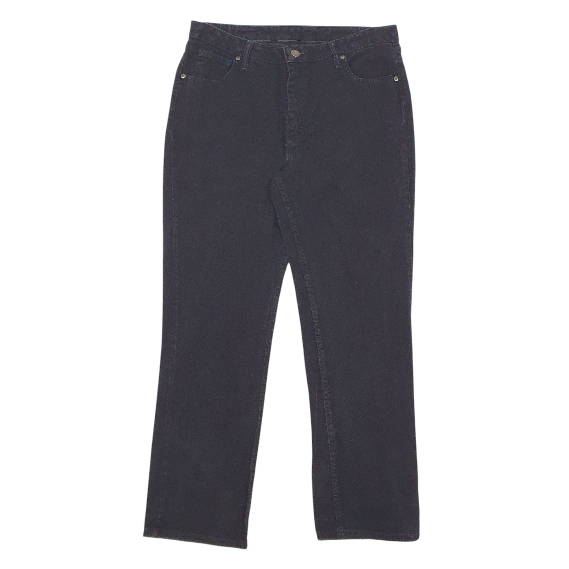 Womens Black Lee Riders Relaxed Fit JeansW36 L32