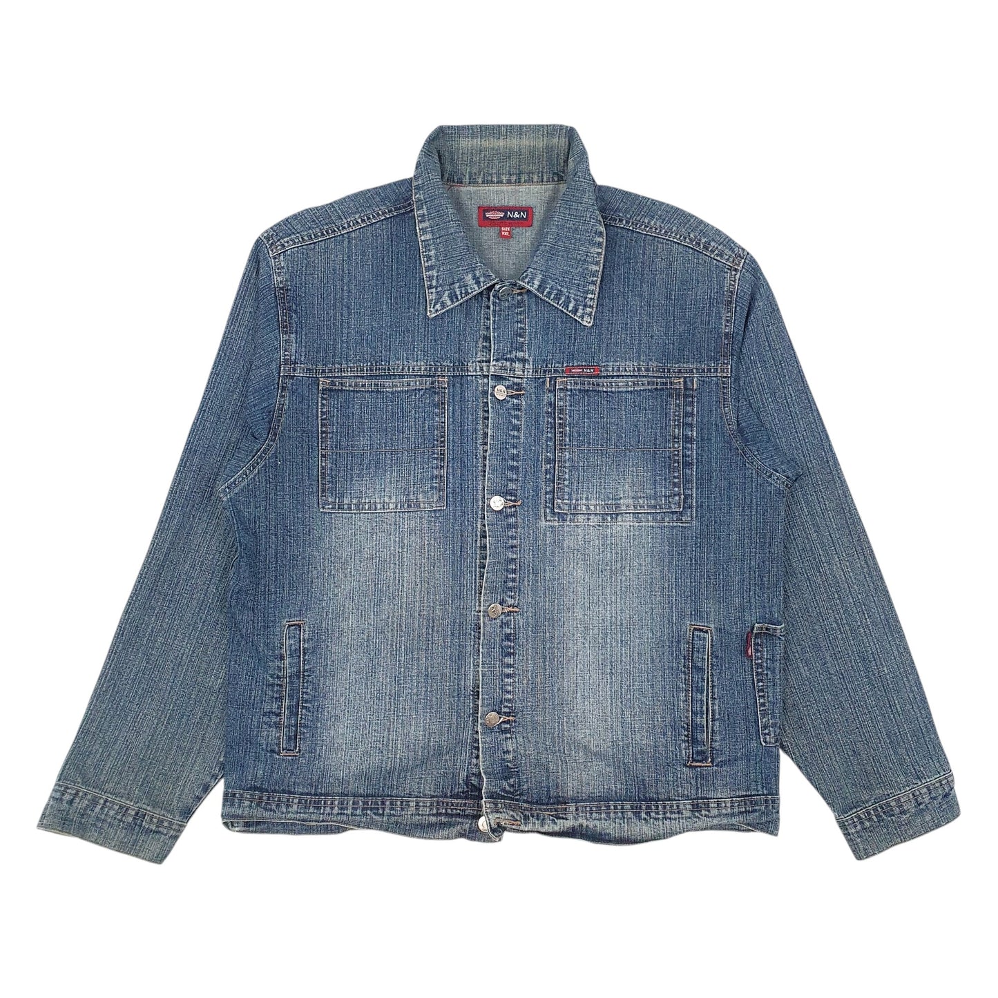 Mens Blue N & N   Coat
