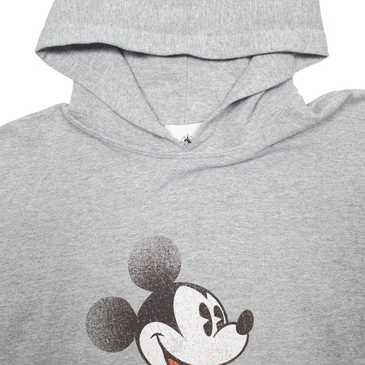 Mens Grey Disney Knit Hoodie Jumper