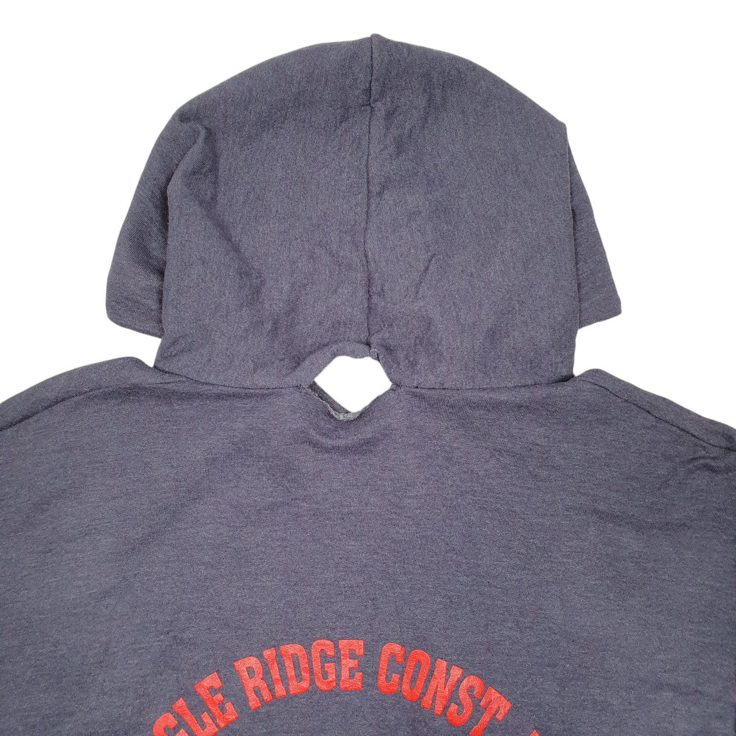 Mens Blue Champion Eagle Ridge Construction Rochester Hoodie Jumper