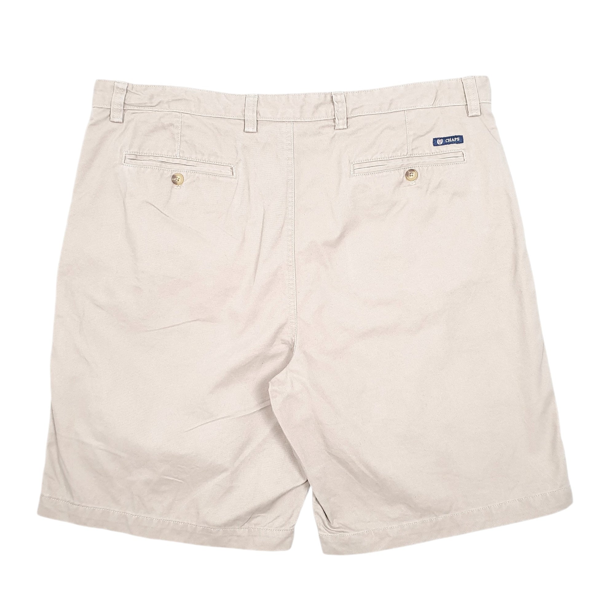 Mens Beige Chaps  Chino Shorts