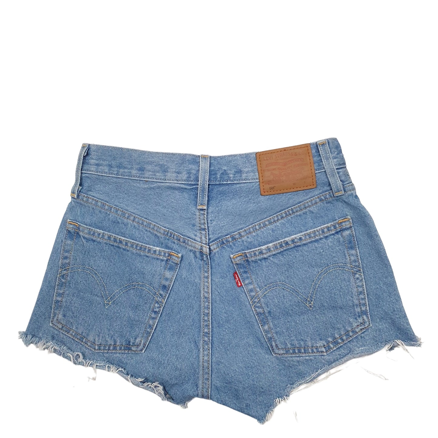 Womens Blue Levis 501 Denim Jorts Denim Shorts