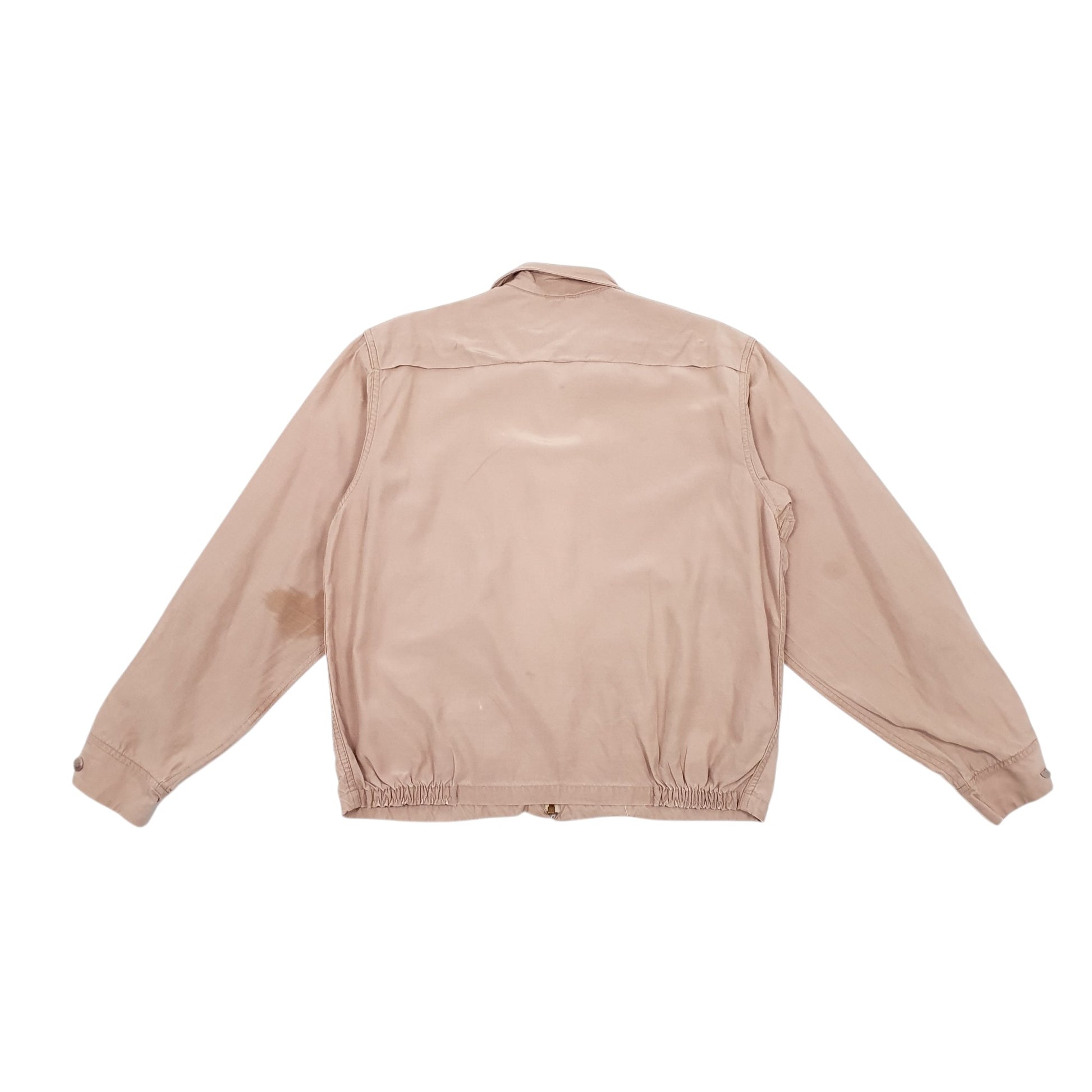 Womens Beige McGregor Vintage 50s 60s Made In USA Hoodie Coat