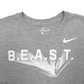 Mens Grey Nike Spellout Short Sleeve T Shirt