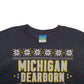 Mens Black Champion Michigan Dearborn Crewneck Jumper