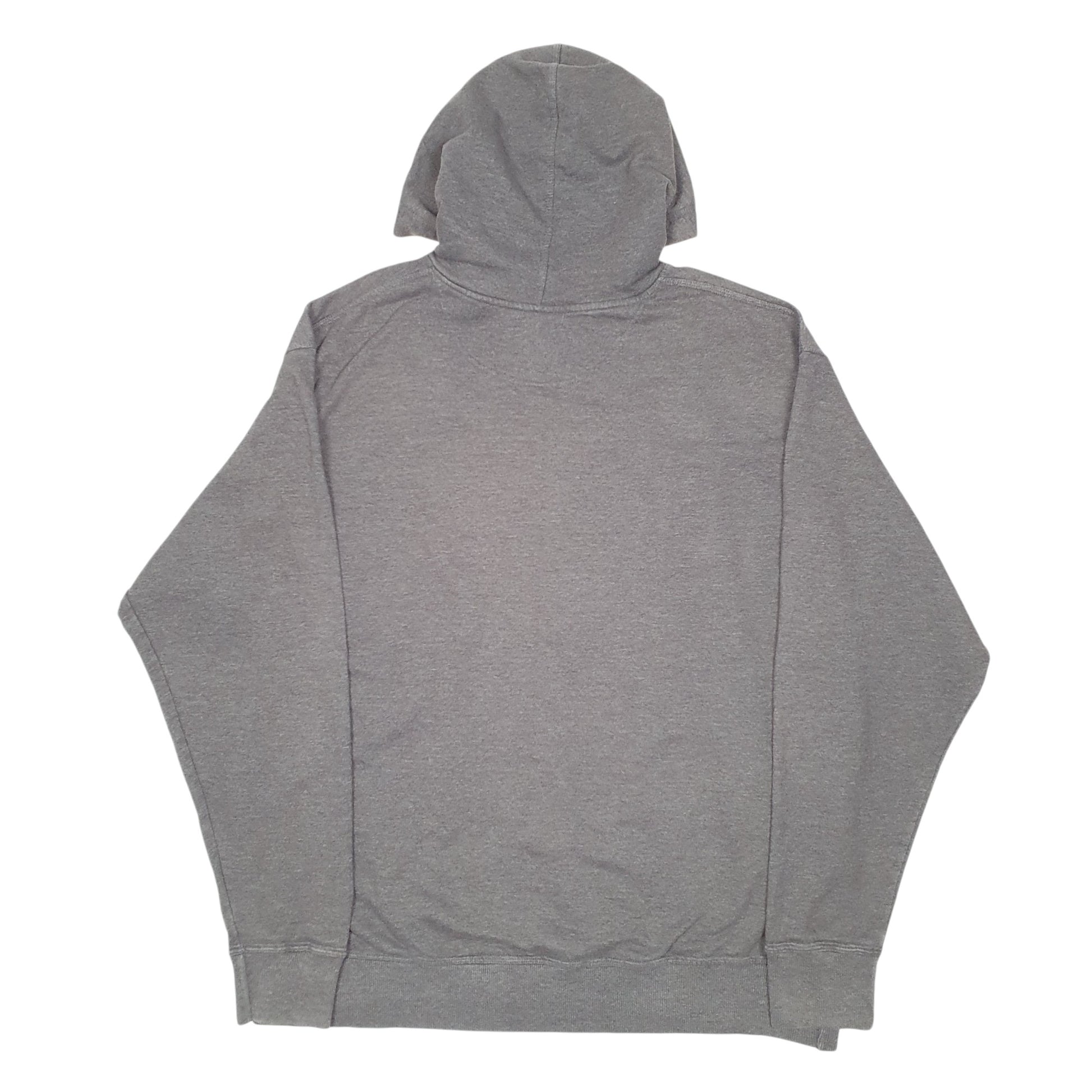 Mens Grey Champion Script Hoodie Jumper