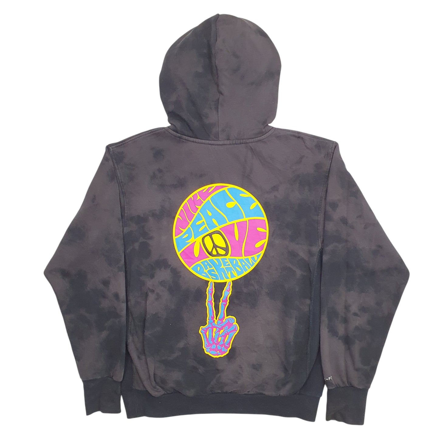 Womens Black Nike Spellout Basketball Hoodie Jumper