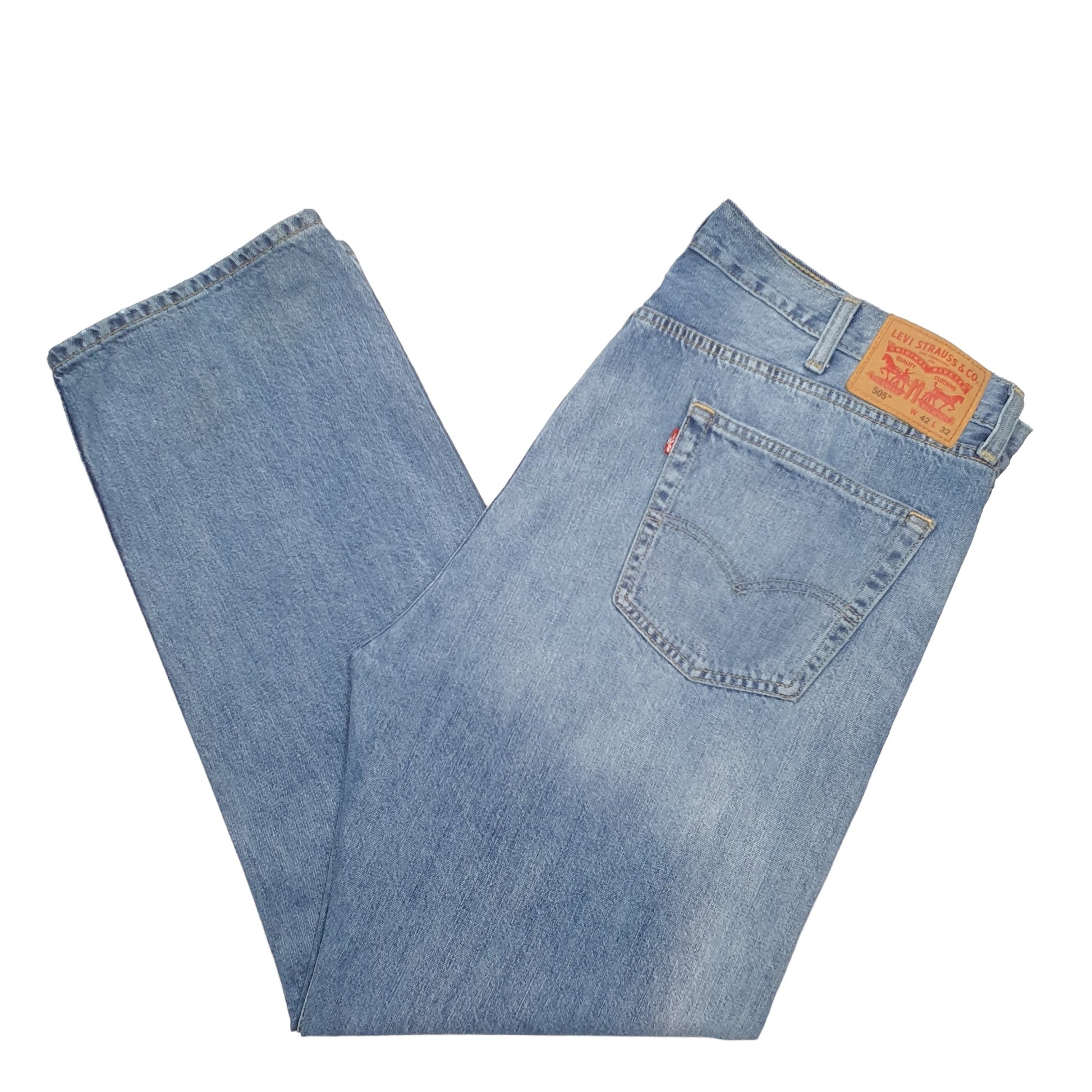 Mens Blue Levis  505 JeansW42 L32