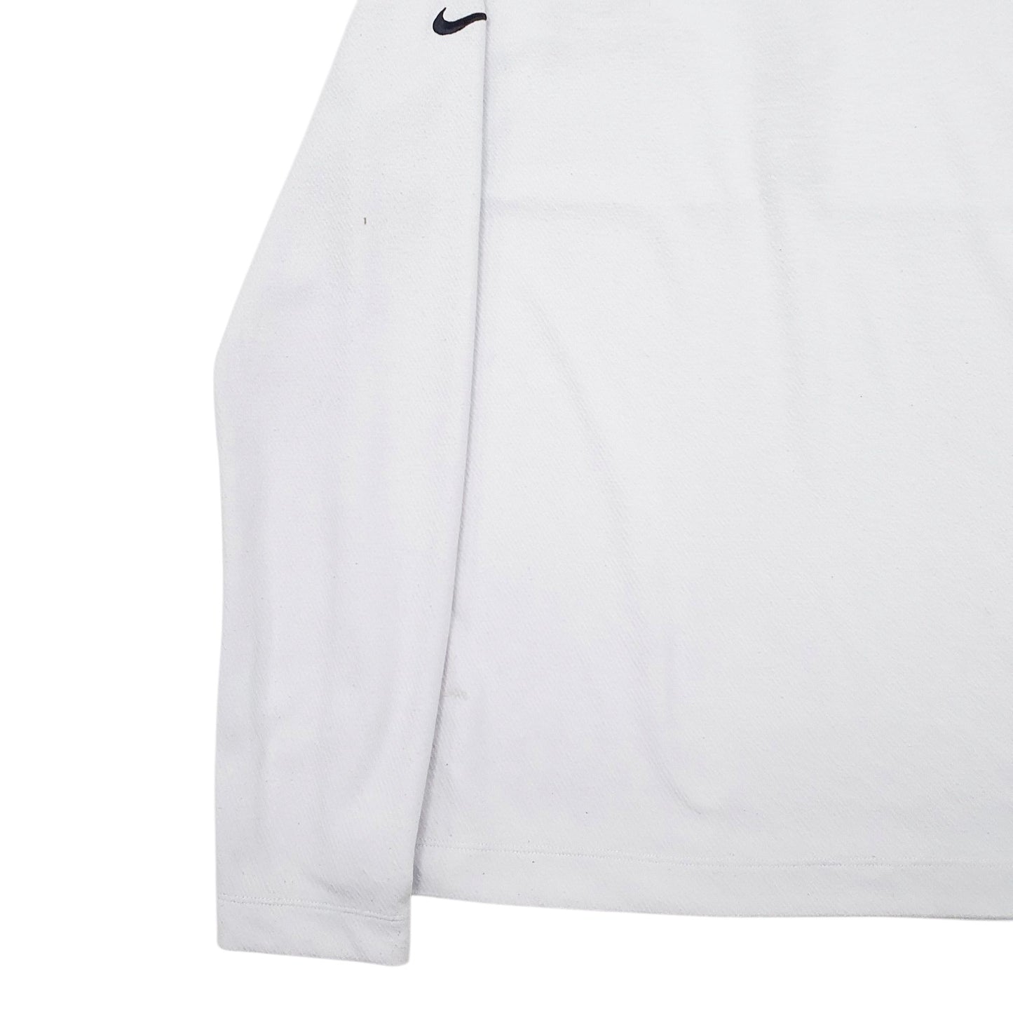 Mens Grey Nike Dri-Fit Quarter Zip Jumper