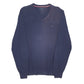 Mens Navy Tommy Hilfiger  V Neck Jumper