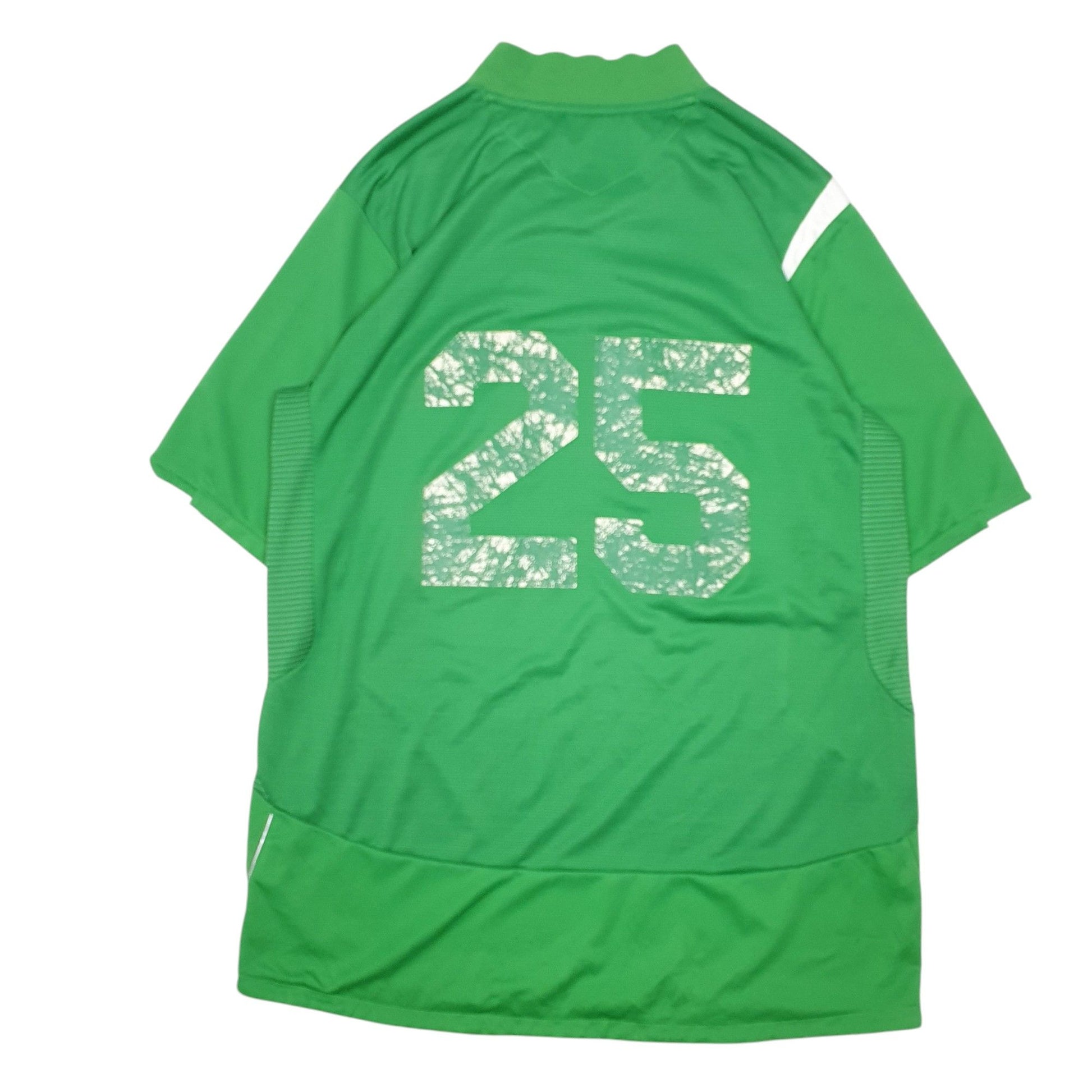 Mens Green Umbro Football Active Short Sleeve T Shirt