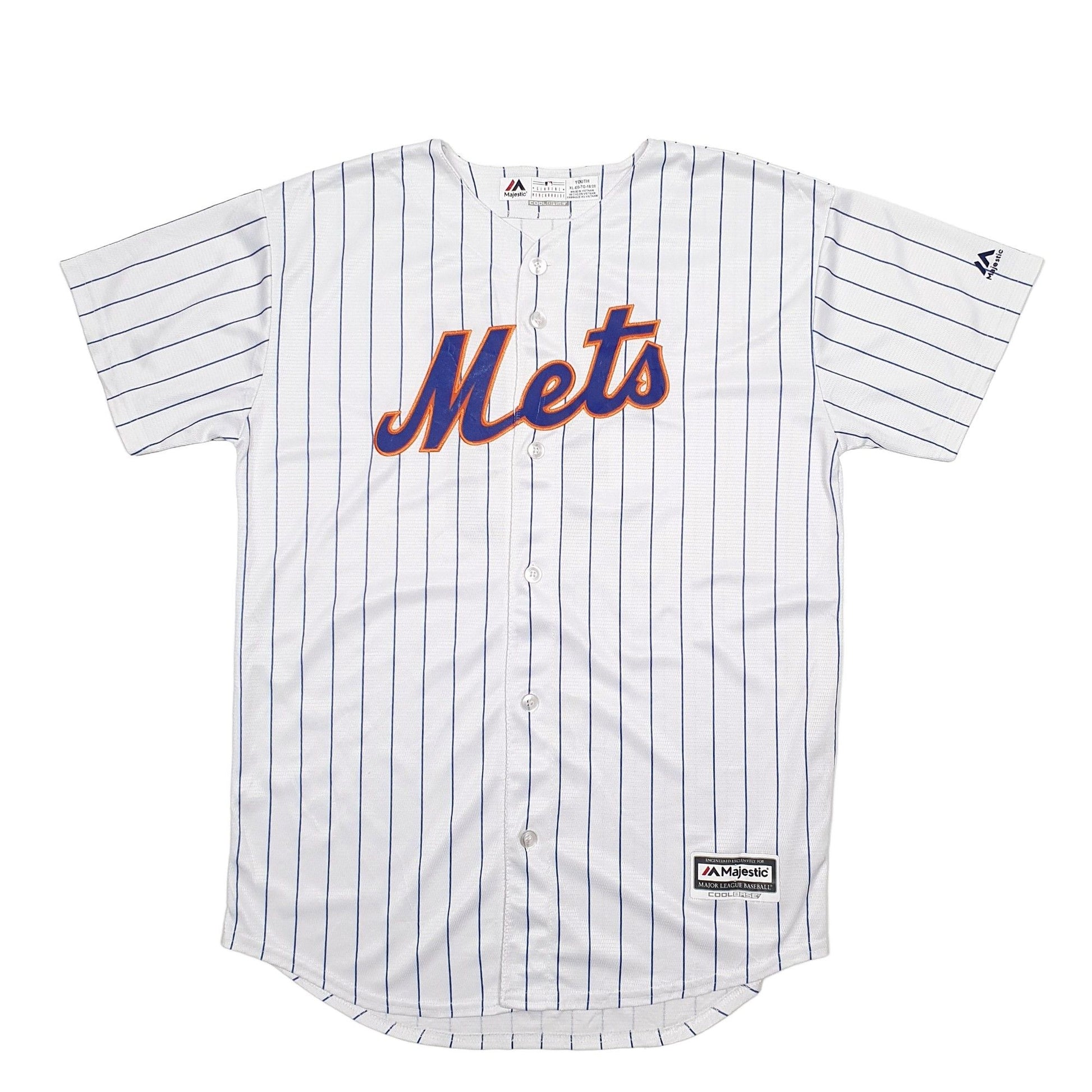 Mens Majestic Short Sleeve MLB Baseball Jersey New York Mets T