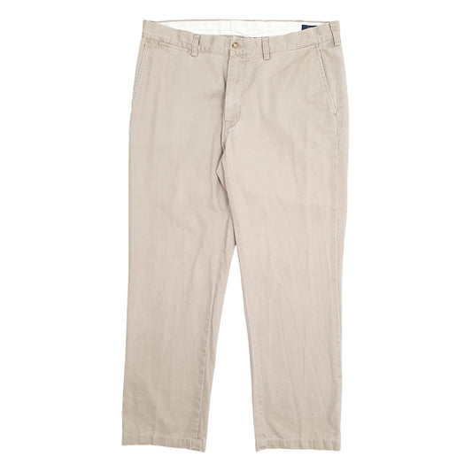 Mens Beige Polo Ralph Lauren Classic Fit Chino Trousers