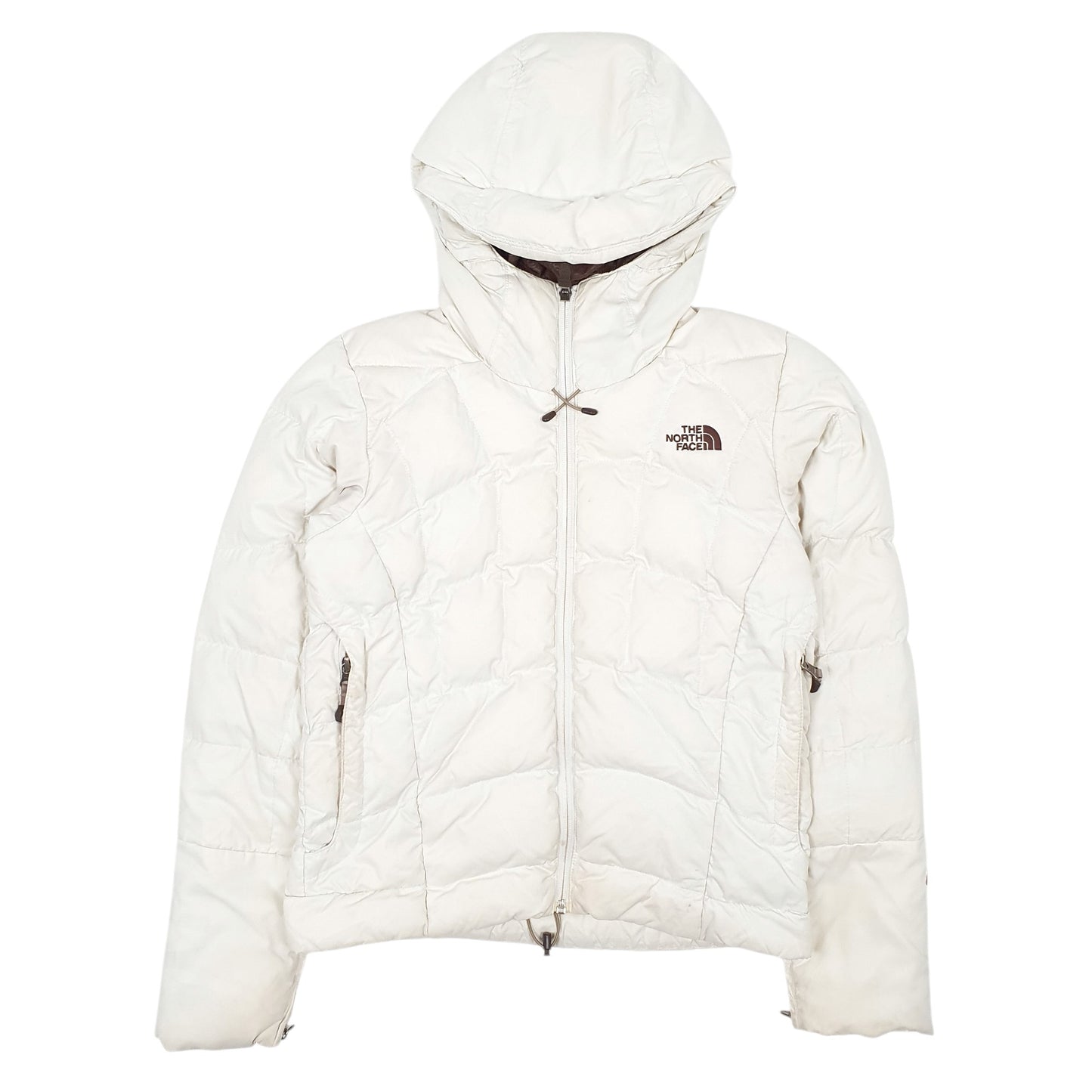 Womens White The North Face 600 Full Zip Coat