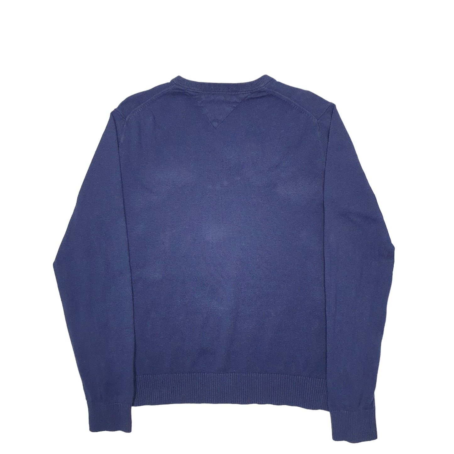 Mens Blue Tommy Hilfiger Knit Crewneck Jumper