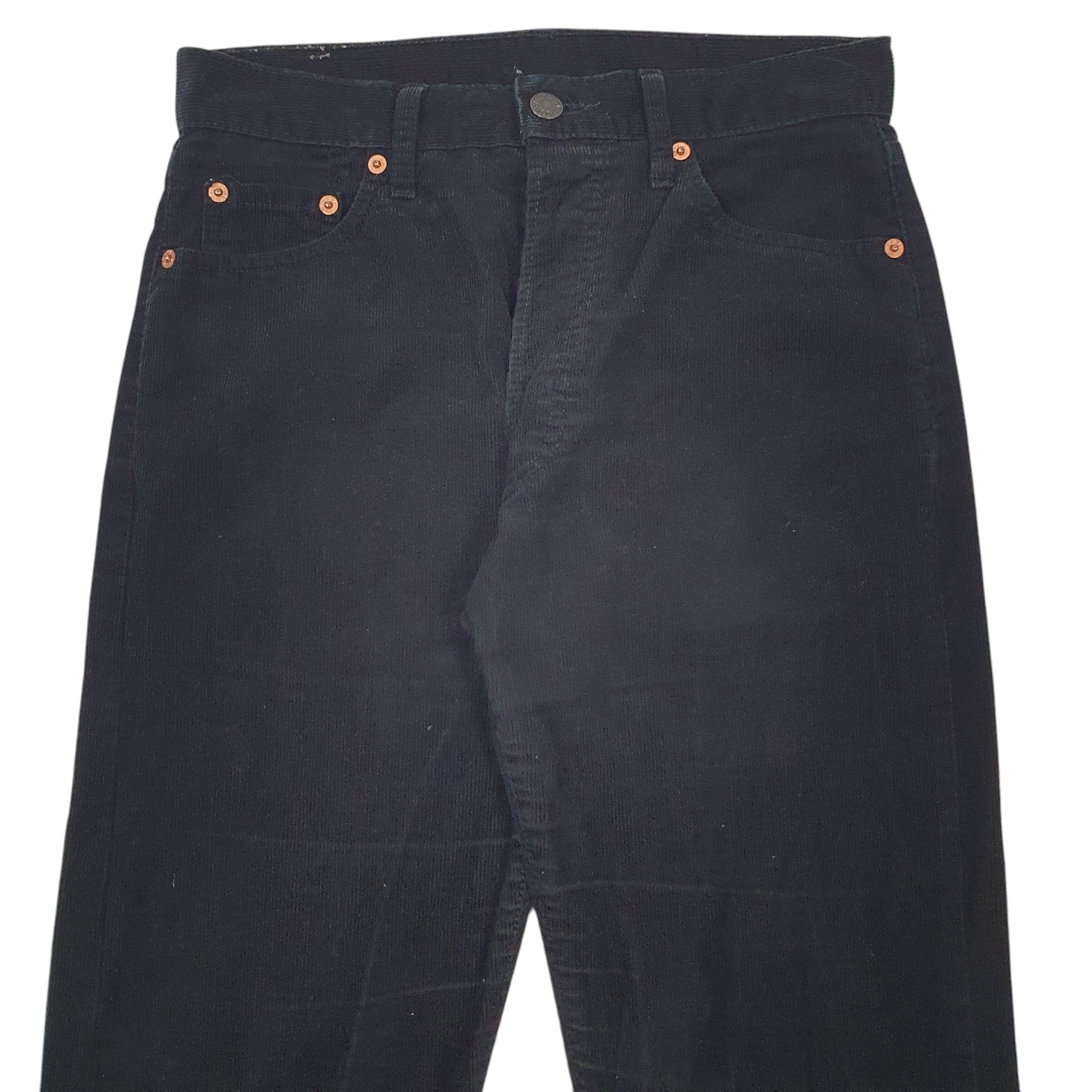 Mens Black Levis  Corduroy Trousers