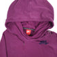 Womens Purple Nike Shoal Neck Hoodie Jumper