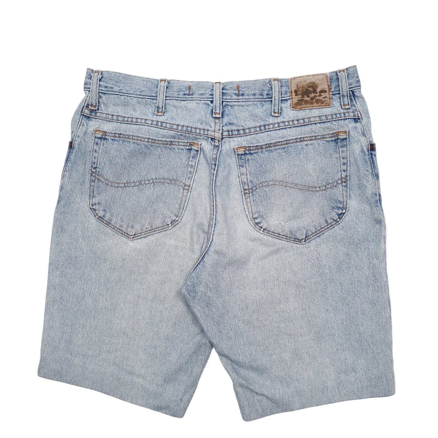 Mens Blue Lee  Denim Shorts