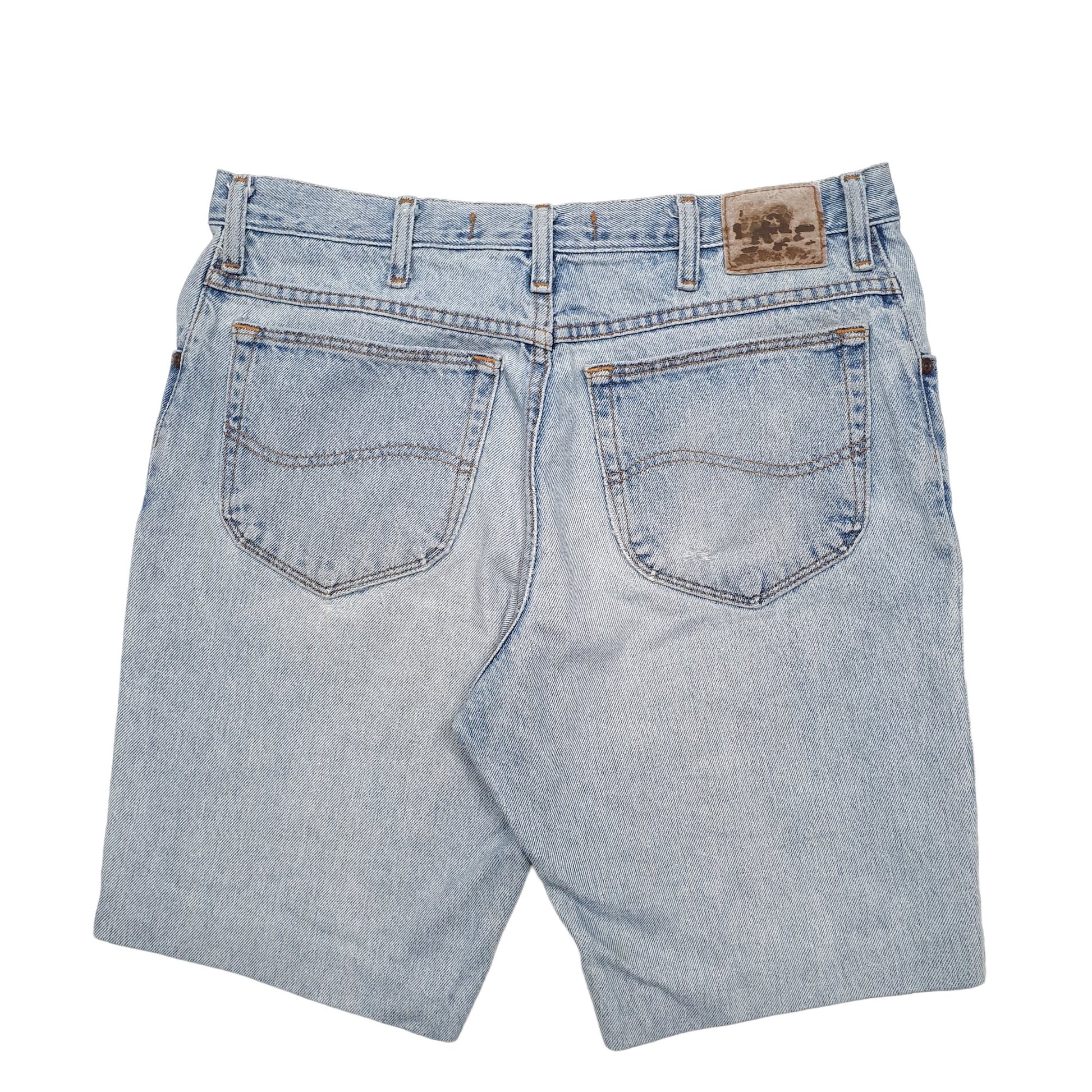 Mens Blue Lee  Denim Shorts